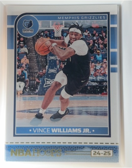 2024-25 Panini NBA Hoops #30 Vince Williams Jr. — front