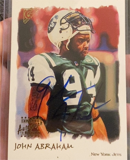 1997 Upper Deck #97 John Abraham — front