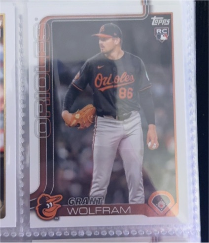 2025 Topps Chrome Update #USC31 Grant Wolfram — front