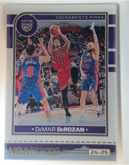 2024-25 Panini NBA Hoops #80 DeMar DeRozan Sacramento Kings — front
