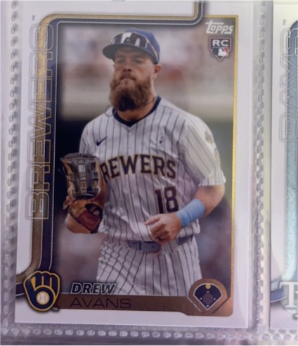 2025 Topps Update Series #US92 Drew Avans — front