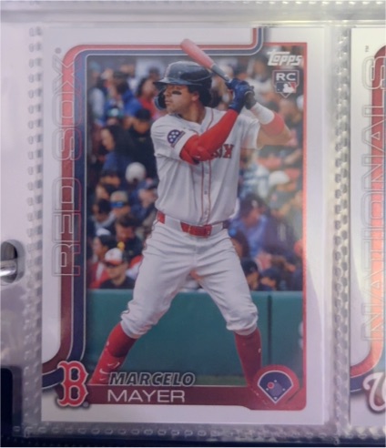 2025 Topps Update #US105 Marcelo Mayer — front
