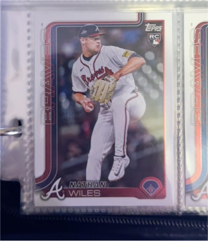 2025 Topps Update #US216 Nathan Wiles — front