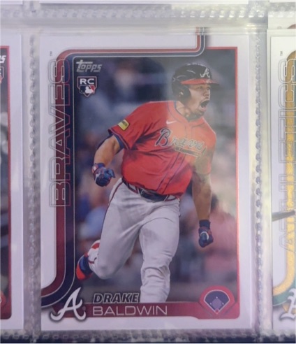2025 Topps Chrome Update #USC96 Drake Baldwin — front