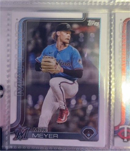 2025 Topps Update #US99 Max Meyer — front