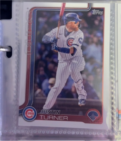 2025 Topps Update Series #US27 Justin Turner — front