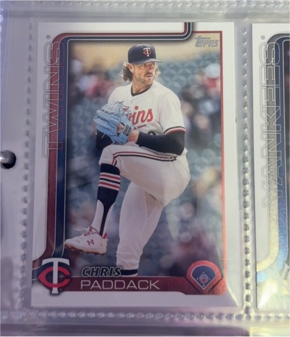 2025 Topps Update #US73 Chris Paddack — front