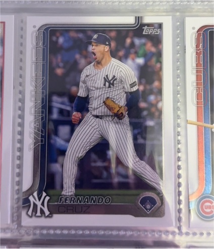 2025 Topps Update #US163 Fernando Cruz — front