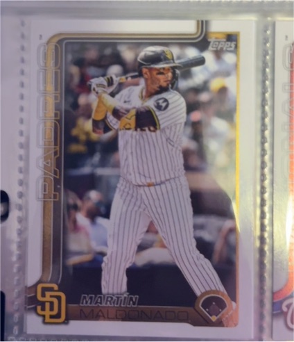 2025 Topps Update #US76 Martin Maldonado — front