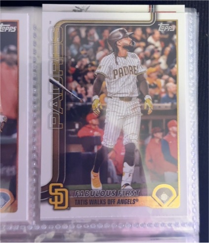 2025 Topps Update #US217 Fabulous First Fernando Tatis Jr. — front