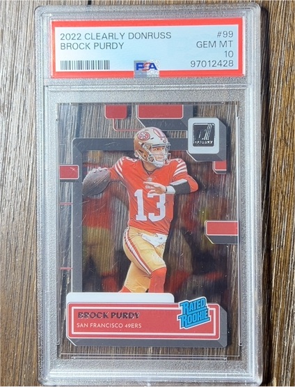 2022 Panini Clearly Donruss #99 Brock Purdy — front