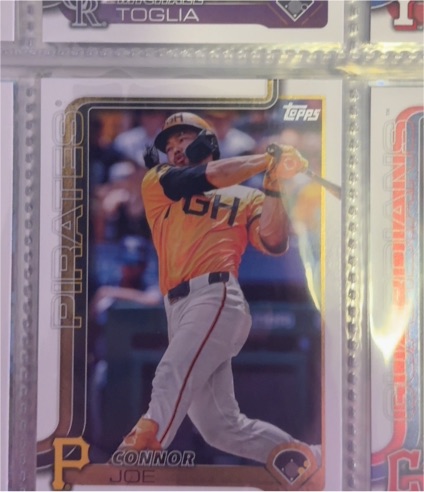 2025 Topps #168 Connor Joe Pittsburgh Pirates — front