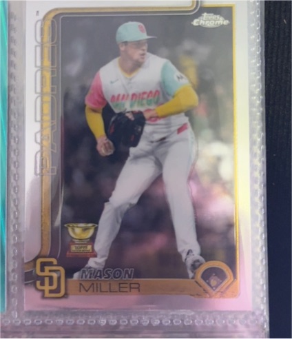 2025 Topps Chrome Update #USC195 Mason Miller — front
