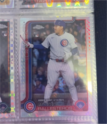 2025 Topps Chrome Update #USC7 Moises Ballesteros — front
