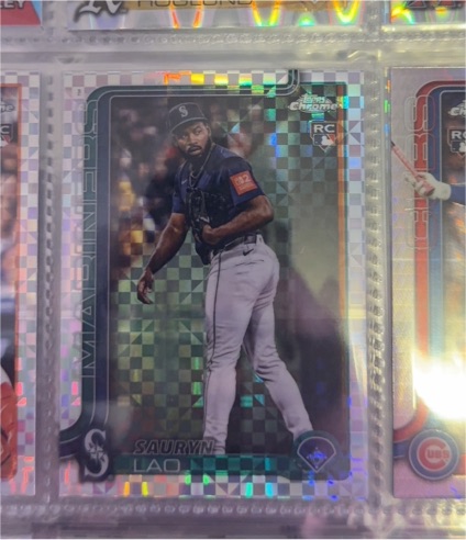 2025 Topps Chrome Update Series #USC198 Sauryn Lao — front