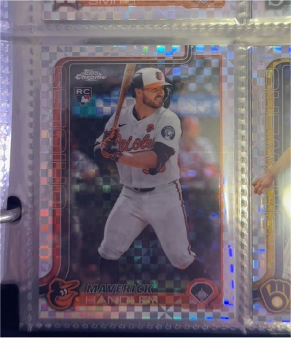 2025 Topps Chrome Update #USC58 Maverick Handley — front