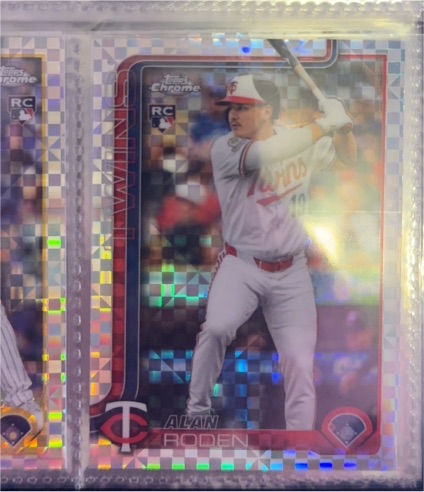 2025 Topps Chrome Update Alan Roden RC #USC41 — front