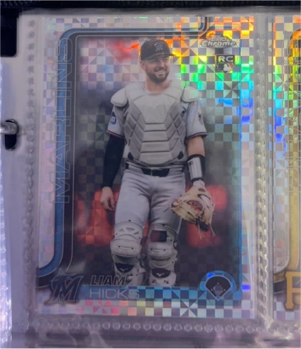 2025 Topps Chrome Update #USC86 Liam Hicks — front