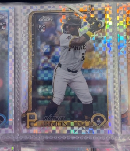 2025 Topps Chrome Update #USC35 Ronny Simon — front