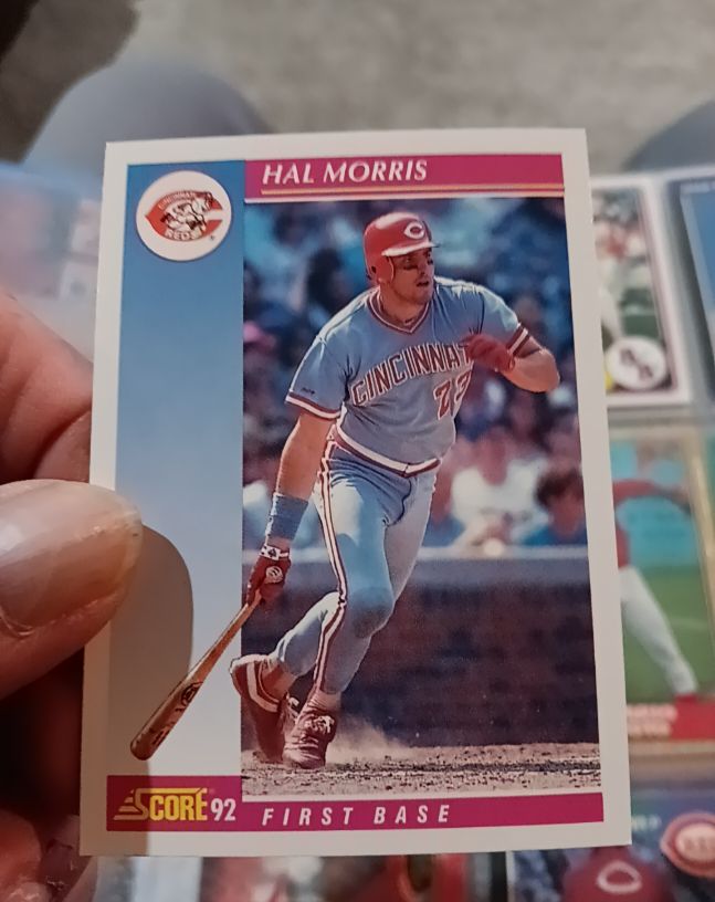 1992 Score #125 Hal Morris — front