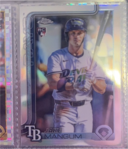 2025 Topps Chrome Update #USC176 Jake Mangum — front