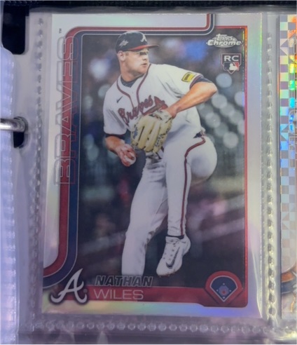 2025 Topps Chrome Update #USC172 Nathan Wiles — front