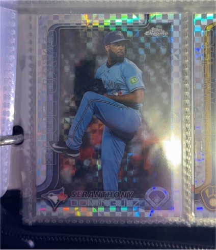 2025 Topps Chrome Update #USC100 Seranthony Dominguez — front