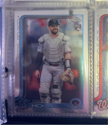 2025 Topps Chrome Update Series #USC86 Liam Hicks — front