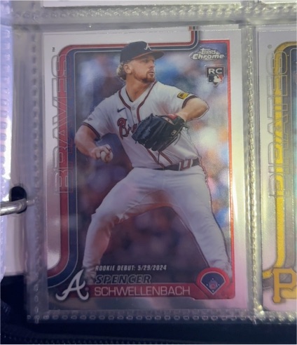 2025 Topps Chrome Update #USC132 Spencer Schwellenbach — front