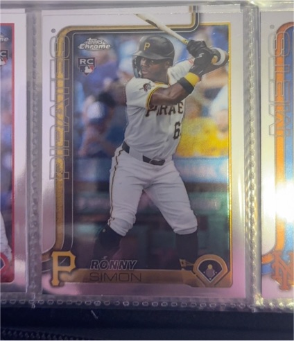 2025 Topps Chrome Update #USC35 Ronny Simon — front