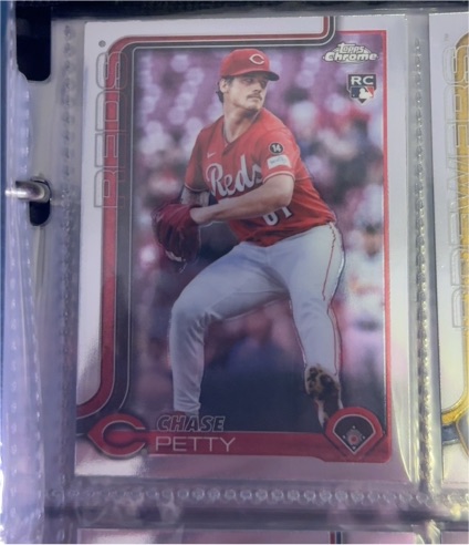 2025 Topps Chrome Update Series #USC97 Chase Petty — front