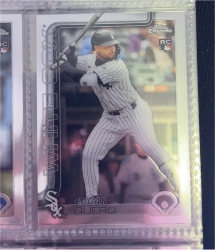 2025 Topps Chrome Update #USC165 Edgar Quero Rookie — front