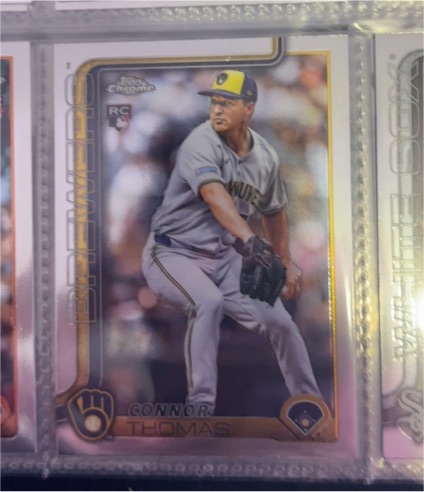 2025 Topps Chrome Update #USC192 Connor Thomas — front