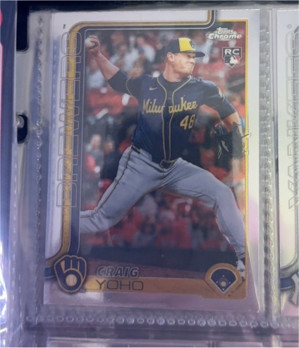 2025 Topps Chrome Update #US261 Craig Yoho — front