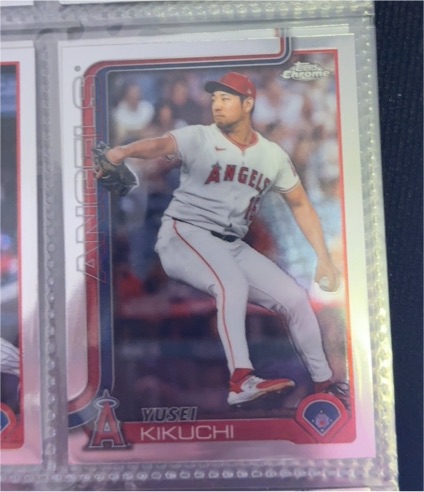2025 Topps Chrome #592 Yusei Kikuchi — front