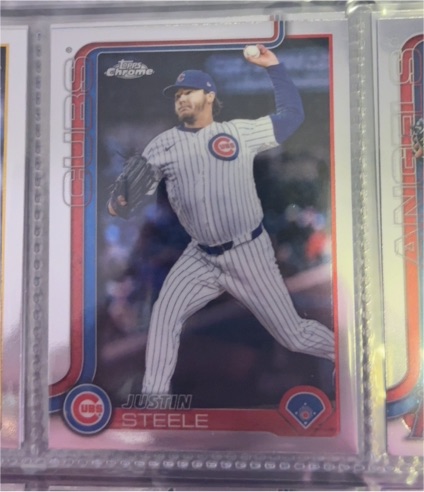 2025 Topps Chrome Update #USC3 Justin Steele — front