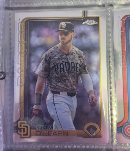2025 Topps Chrome Update #USC71 Ryan O'Hearn — front