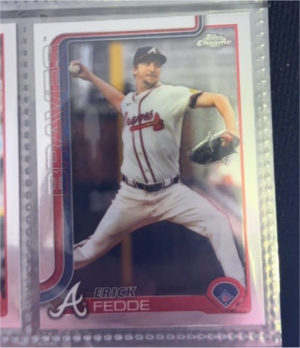 2025 Topps Chrome Update #USC89 Erick Fedde — front