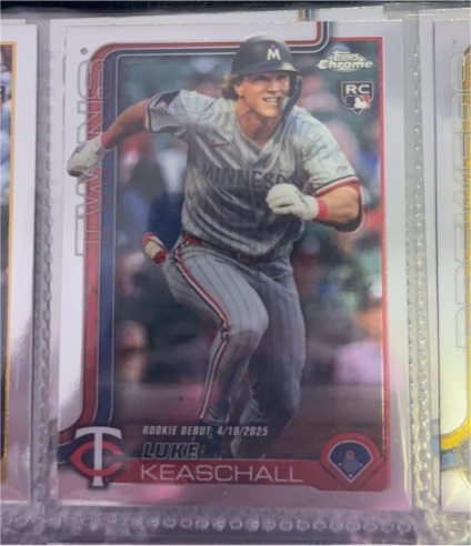 2025 Topps Chrome Update #USC134 Luke Keaschall — front
