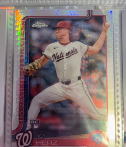 2025 Topps Chrome #270 DJ Herz — front