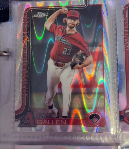 2025 Topps Chrome #4 Zac Gallen — front