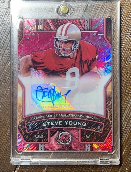 2024 Topps Resurgence Signatures #RS-SY Steve Young — front