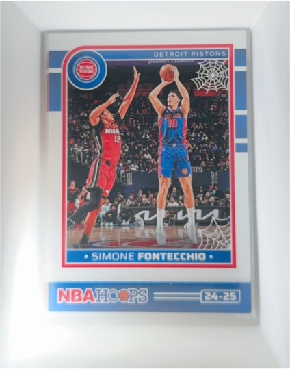 2024-25 Panini NBA Haunted Hoops #24-25 Simone Fontecchio — front