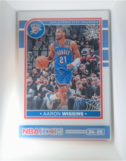 2024-25 Panini NBA Hoops Haunted Hoops #168 Aaron Wiggins — front
