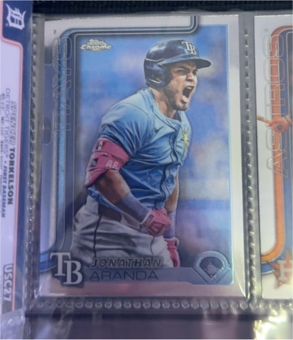 2025 Topps Chrome Update #USC68 Jonathan Aranda — front