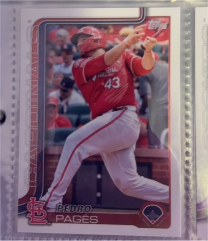 2025 Topps #252 Pedro Pagés — front