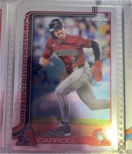 2025 Topps Chrome #268 Corbin Carroll — front