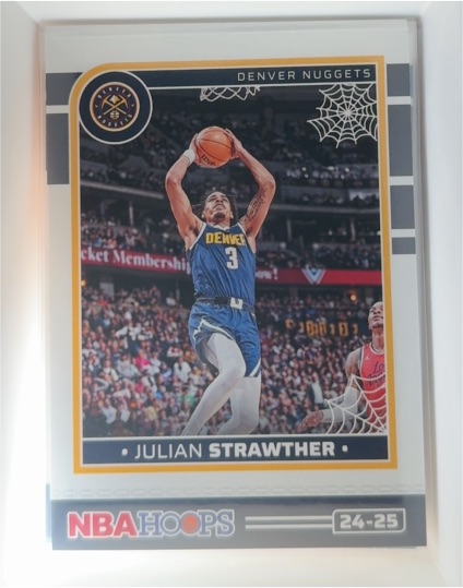 2024-25 Panini Hoops Haunted Hoops #180 Julian Strawther — front