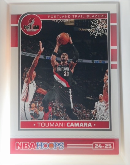 2024-25 Panini Haunted Hoops #207 Toumani Camara — front