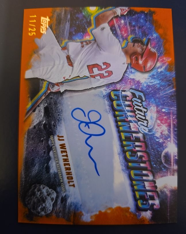 2025 Topps Pro Debut Future Cornerstones #FC-JW JJ Wetherholt — front